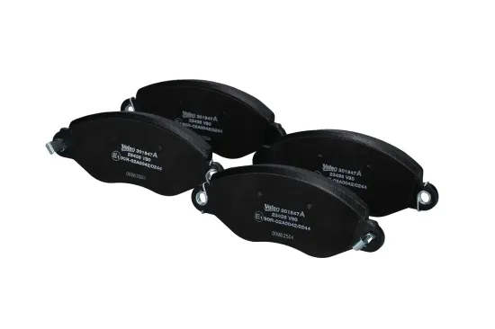 Bremsbelagsatz, Scheibenbremse Vorderachse VALEO 301547A Bild Bremsbelagsatz, Scheibenbremse Vorderachse VALEO 301547A