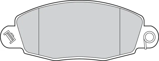 Bremsbelagsatz, Scheibenbremse Vorderachse VALEO 301547 Bild Bremsbelagsatz, Scheibenbremse Vorderachse VALEO 301547