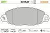 Bremsbelagsatz, Scheibenbremse Vorderachse VALEO 301547 Bild Bremsbelagsatz, Scheibenbremse Vorderachse VALEO 301547
