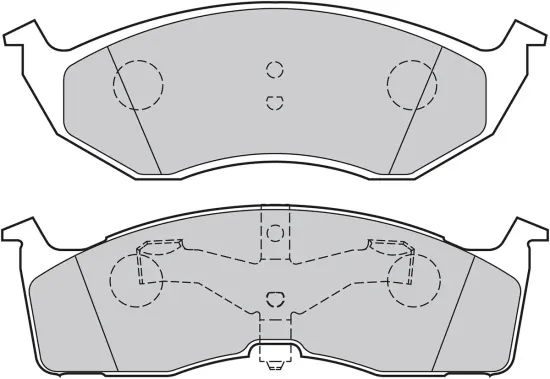 Bremsbelagsatz, Scheibenbremse Vorderachse VALEO 301556 Bild Bremsbelagsatz, Scheibenbremse Vorderachse VALEO 301556