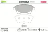 Bremsbelagsatz, Scheibenbremse Vorderachse VALEO 301558A