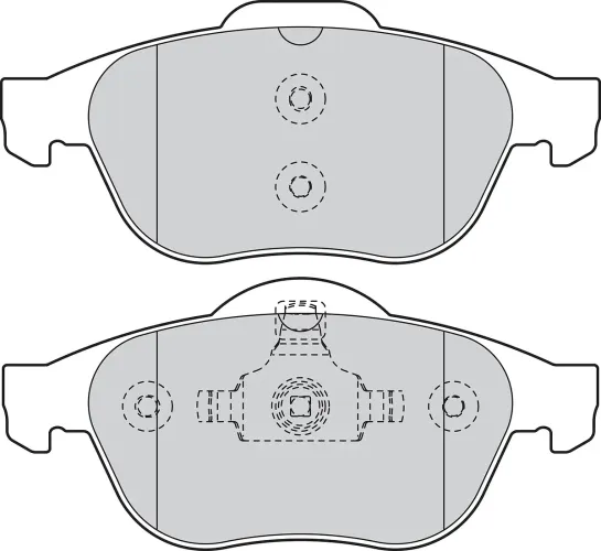 Bremsbelagsatz, Scheibenbremse Vorderachse VALEO 301566 Bild Bremsbelagsatz, Scheibenbremse Vorderachse VALEO 301566