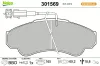 Bremsbelagsatz, Scheibenbremse Vorderachse VALEO 301569