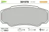 Bremsbelagsatz, Scheibenbremse Hinterachse VALEO 301570