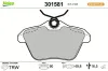 Bremsbelagsatz, Scheibenbremse Hinterachse VALEO 301581