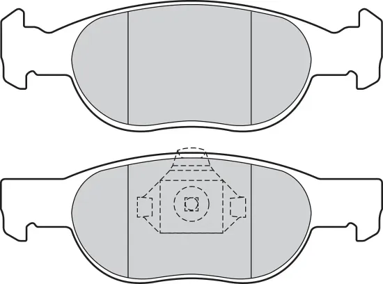 Bremsbelagsatz, Scheibenbremse Vorderachse VALEO 301605 Bild Bremsbelagsatz, Scheibenbremse Vorderachse VALEO 301605