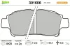 Bremsbelagsatz, Scheibenbremse Vorderachse VALEO 301606