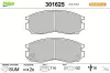Bremsbelagsatz, Scheibenbremse Vorderachse VALEO 301625