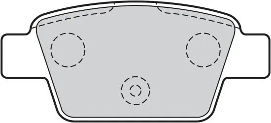 Bremsbelagsatz, Scheibenbremse Hinterachse VALEO 301633 Bild Bremsbelagsatz, Scheibenbremse Hinterachse VALEO 301633