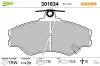 Bremsbelagsatz, Scheibenbremse Vorderachse VALEO 301634