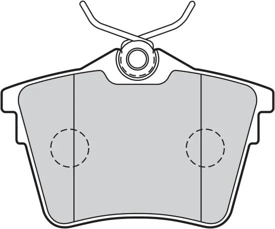 Bremsbelagsatz, Scheibenbremse Hinterachse VALEO 301664 Bild Bremsbelagsatz, Scheibenbremse Hinterachse VALEO 301664