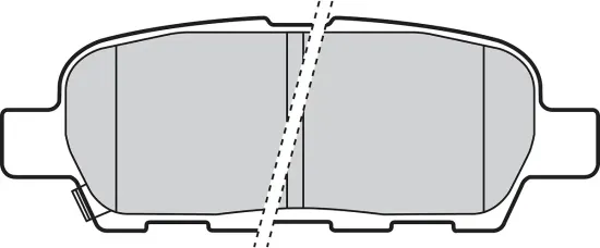 Bremsbelagsatz, Scheibenbremse Hinterachse VALEO 301672 Bild Bremsbelagsatz, Scheibenbremse Hinterachse VALEO 301672