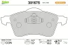Bremsbelagsatz, Scheibenbremse Vorderachse VALEO 301675