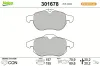 Bremsbelagsatz, Scheibenbremse Vorderachse VALEO 301678