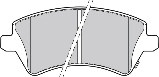 Bremsbelagsatz, Scheibenbremse Vorderachse VALEO 301679 Bild Bremsbelagsatz, Scheibenbremse Vorderachse VALEO 301679