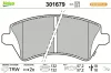 Bremsbelagsatz, Scheibenbremse Vorderachse VALEO 301679