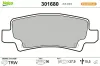 Bremsbelagsatz, Scheibenbremse Hinterachse VALEO 301680