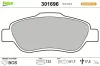 Bremsbelagsatz, Scheibenbremse Vorderachse VALEO 301696