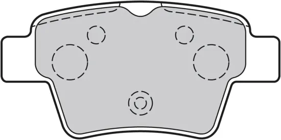 Bremsbelagsatz, Scheibenbremse Hinterachse VALEO 301702 Bild Bremsbelagsatz, Scheibenbremse Hinterachse VALEO 301702