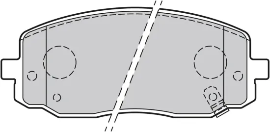 Bremsbelagsatz, Scheibenbremse Vorderachse VALEO 301707 Bild Bremsbelagsatz, Scheibenbremse Vorderachse VALEO 301707