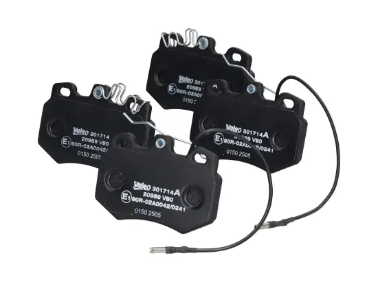 Bremsbelagsatz, Scheibenbremse Vorderachse VALEO 301714A Bild Bremsbelagsatz, Scheibenbremse Vorderachse VALEO 301714A