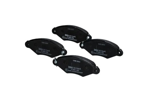 Bremsbelagsatz, Scheibenbremse Vorderachse VALEO 301726A Bild Bremsbelagsatz, Scheibenbremse Vorderachse VALEO 301726A