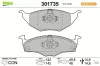 Bremsbelagsatz, Scheibenbremse Vorderachse VALEO 301735