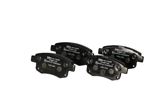 Bremsbelagsatz, Scheibenbremse Hinterachse VALEO 301738A Bild Bremsbelagsatz, Scheibenbremse Hinterachse VALEO 301738A