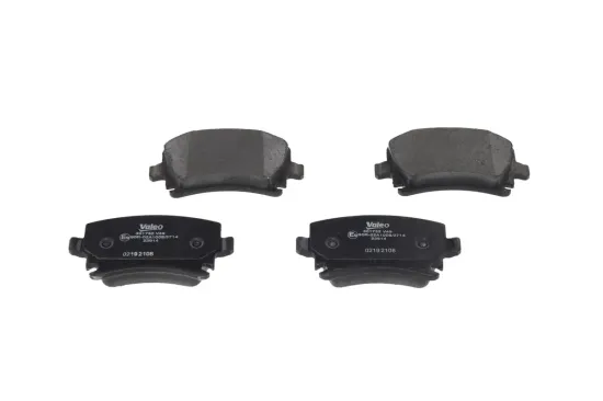 Bremsbelagsatz, Scheibenbremse Hinterachse VALEO 301752 Bild Bremsbelagsatz, Scheibenbremse Hinterachse VALEO 301752