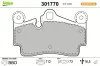 Bremsbelagsatz, Scheibenbremse Hinterachse VALEO 301770
