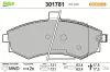 Bremsbelagsatz, Scheibenbremse Vorderachse VALEO 301781