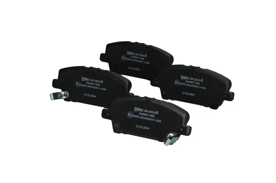 Bremsbelagsatz, Scheibenbremse Vorderachse VALEO 301803A Bild Bremsbelagsatz, Scheibenbremse Vorderachse VALEO 301803A