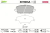 Bremsbelagsatz, Scheibenbremse Vorderachse VALEO 301803A Bild Bremsbelagsatz, Scheibenbremse Vorderachse VALEO 301803A
