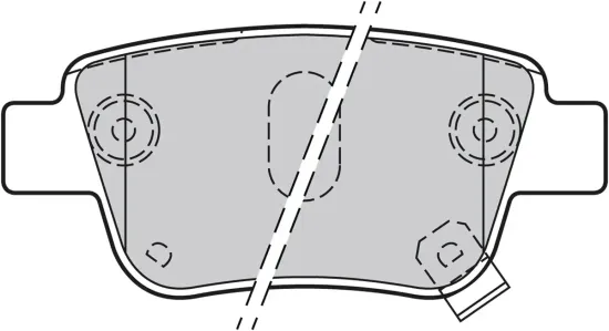 Bremsbelagsatz, Scheibenbremse Hinterachse VALEO 301812 Bild Bremsbelagsatz, Scheibenbremse Hinterachse VALEO 301812