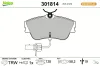 Bremsbelagsatz, Scheibenbremse Vorderachse VALEO 301814