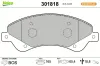 Bremsbelagsatz, Scheibenbremse Vorderachse VALEO 301818 Bild Bremsbelagsatz, Scheibenbremse Vorderachse VALEO 301818
