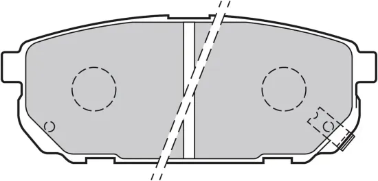 Bremsbelagsatz, Scheibenbremse Hinterachse VALEO 301823 Bild Bremsbelagsatz, Scheibenbremse Hinterachse VALEO 301823