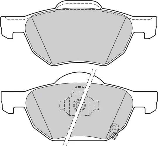 Bremsbelagsatz, Scheibenbremse Vorderachse VALEO 301824 Bild Bremsbelagsatz, Scheibenbremse Vorderachse VALEO 301824