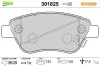 Bremsbelagsatz, Scheibenbremse Vorderachse VALEO 301825