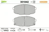 Bremsbelagsatz, Scheibenbremse Vorderachse VALEO 301842