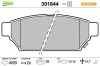 Bremsbelagsatz, Scheibenbremse Hinterachse VALEO 301844