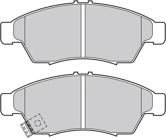 Bremsbelagsatz, Scheibenbremse Vorderachse VALEO 301848 Bild Bremsbelagsatz, Scheibenbremse Vorderachse VALEO 301848