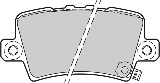 Bremsbelagsatz, Scheibenbremse Hinterachse VALEO 301849 Bild Bremsbelagsatz, Scheibenbremse Hinterachse VALEO 301849