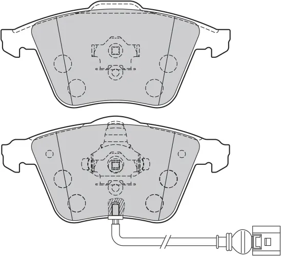 Bremsbelagsatz, Scheibenbremse Vorderachse VALEO 301863 Bild Bremsbelagsatz, Scheibenbremse Vorderachse VALEO 301863