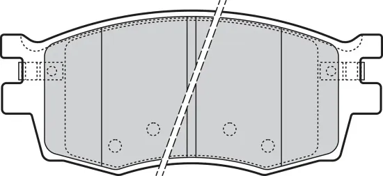 Bremsbelagsatz, Scheibenbremse Vorderachse VALEO 301868 Bild Bremsbelagsatz, Scheibenbremse Vorderachse VALEO 301868