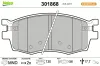Bremsbelagsatz, Scheibenbremse Vorderachse VALEO 301868