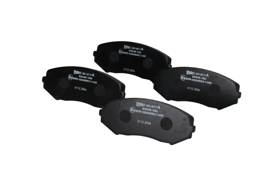 Bremsbelagsatz, Scheibenbremse Vorderachse VALEO 301877A Bild Bremsbelagsatz, Scheibenbremse Vorderachse VALEO 301877A