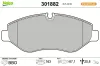 Bremsbelagsatz, Scheibenbremse Vorderachse VALEO 301882