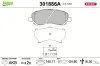 Bremsbelagsatz, Scheibenbremse Vorderachse VALEO 301886A Bild Bremsbelagsatz, Scheibenbremse Vorderachse VALEO 301886A