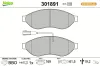 Bremsbelagsatz, Scheibenbremse Vorderachse VALEO 301891 Bild Bremsbelagsatz, Scheibenbremse Vorderachse VALEO 301891